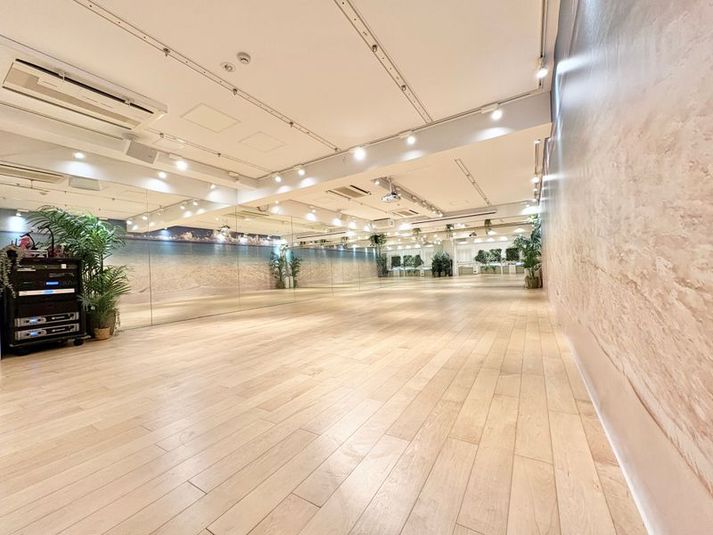 2面大型鏡計約14m／広々55㎡超スタジオでダンス・ポージング・ヨガ・演劇・撮影などにおすすめ☆ - Studio Kondri+ 代官山の室内の写真