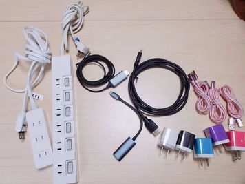 充電ケーブル - 奈良のレンタルスペース　オーバーレイの設備の写真