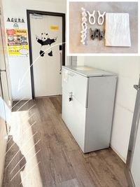 ゴミステーションとベビーカー置き場。
折り畳めば2台くらい置けます。埃よけカバーをご用意しております。 - 渋谷AGURA道玄坂  渋谷AGURA道玄坂 \🎁9大特典&人数制限ナシ♪/の入口の写真