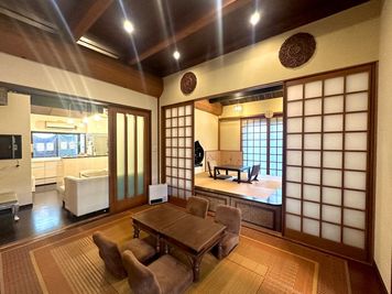 洋室・４場半・キッチン - 古民家リゾート ~ Lamp ~ 古民家リゾート-Lamp-の室内の写真