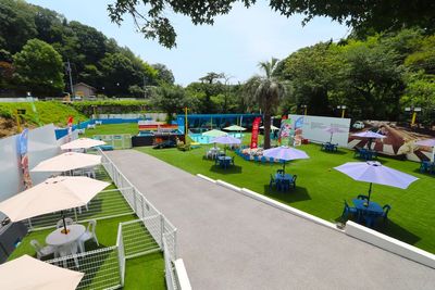 【貸切可能】シンボルツリーのメインエリアとアクティビティに最適なコートエリアの2つの貸切プラン - DOG RUN CHIRO&PERO