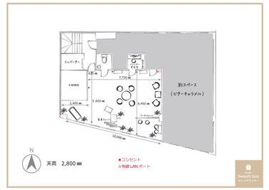 Studio Sweets box 鶯谷 【個人利用】メレンゲクッキー[多目的スタジオ]の室内の写真