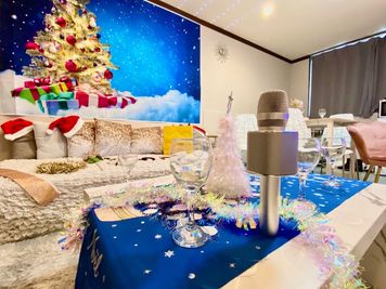 【💎シルビア駅前💎】駅徒歩2分✨クリスマス装飾あり🤍🎄光回線導入🌟12人OK♪カラオケ🎤キッチン充実🍽 - 駅２分/完全個室/24時間即時予約OK