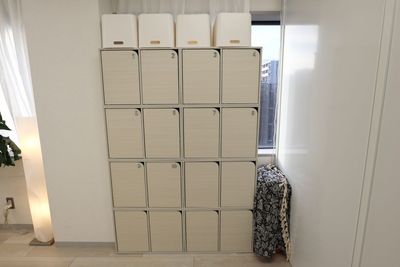 荷物入れとしてご利用ください - レンタルスタジオ「rtam」 ヨガ/ピラティス/トレーニングスタジオの室内の写真