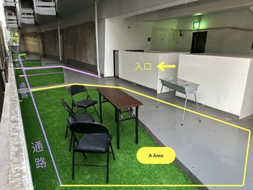 軍艦屋台 – 東新宿1分テラスBBQ 【A区】軍艦屋台 – 東新宿1分テラスBBQの室内の写真