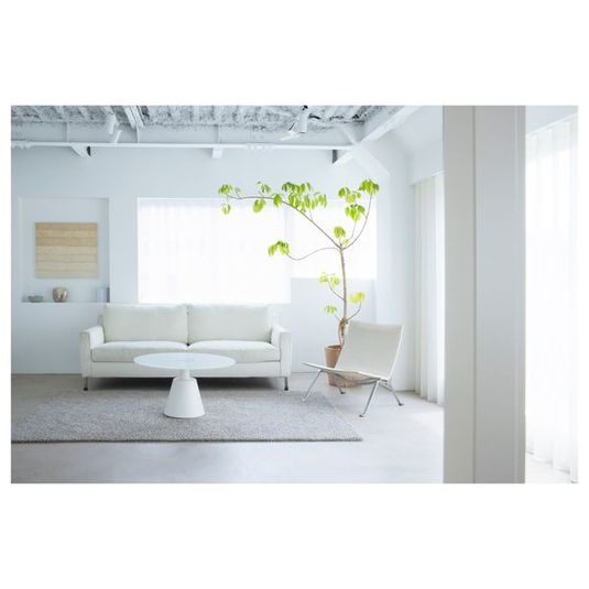 白を基調とした自然光が入る青山公園沿いにあるスタジオ - betini studio