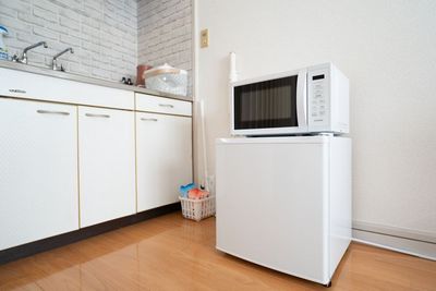 電子レンジ・冷蔵庫 - レンタルサロン ゆかい上前津 レンタルサロン　ゆかい上前津の設備の写真