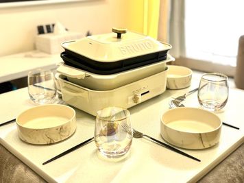 ホットプレート🍳、たこ焼き器🐙利用可能‼️ - OPENSALE✨平日30%OFF Shine名駅の設備の写真