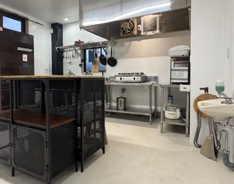 厨房内部です - 富士Base御殿場 プロジェクター＆音響設備付きレンタルキッチンの室内の写真