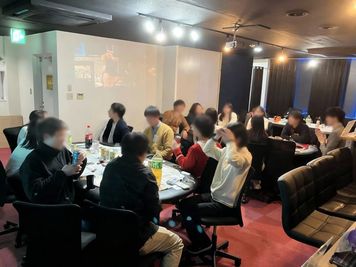 実際の歓送迎会で利用された様子です - TURAN水道橋 バーカウンター付き多目的スペースの室内の写真