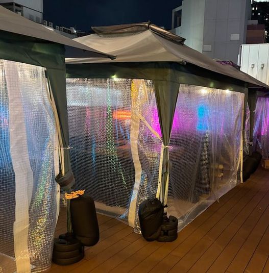 天王寺駅すぐのルーフトップテラス - スーパージャンカラ あべのプレミアム（プレミアムテラス）