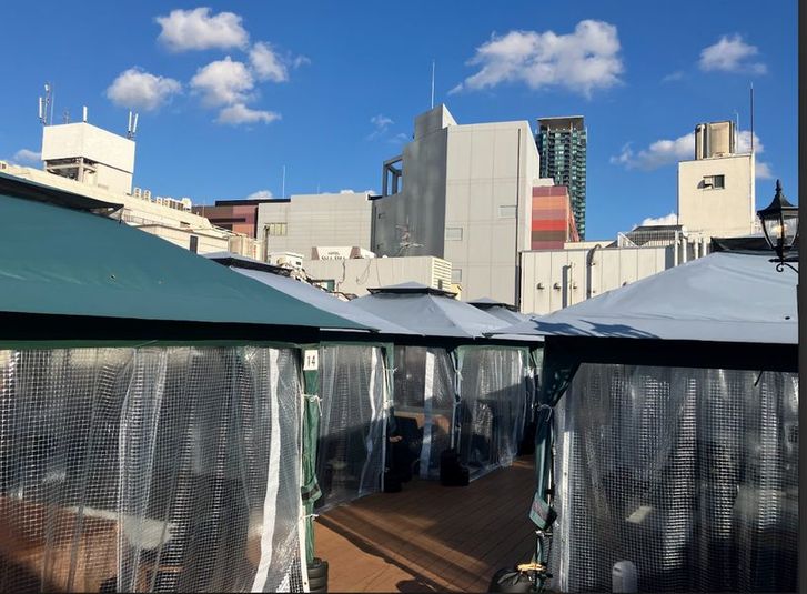 天王寺駅すぐのルーフトップテラス - スーパージャンカラ あべのプレミアム（プレミアムテラス）