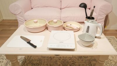 パステルピンクの調理器具で鍋パも出来ちゃう ⛄️ - milk party and studio 渋谷店 milk party and studio 渋谷店（〜10名）の設備の写真