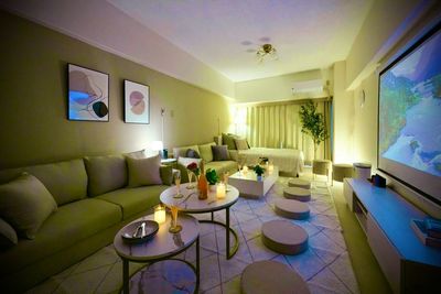 エモい雰囲気を演出できます♬ - ブルーム新大阪 12月OPEN✨100㌅🎥人数変更無料🌸未成年🆗ゴミ捨OPの室内の写真