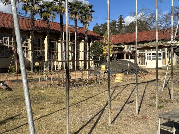 木造校舎を利用した撮影スペース - 旧小川町立小川小学校下里分校