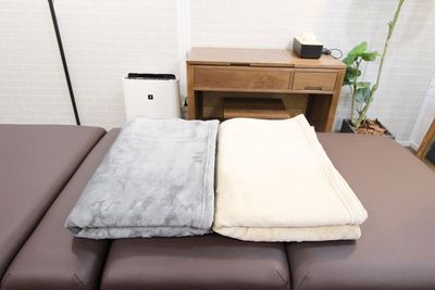 ブランケット - レンタルサロンStep赤坂 【赤坂5分・乃木坂4分・駅近】レンタルサロン Step赤坂の設備の写真