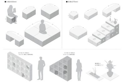 自由器の詳細④ - 新花小町イベントスペース イベントスペースの室内の写真