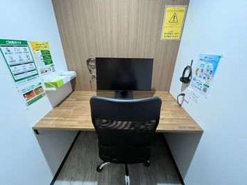 いいオフィス恵比寿 【恵比寿駅徒歩1分】1名個室（ブース36)  【3階】の室内の写真