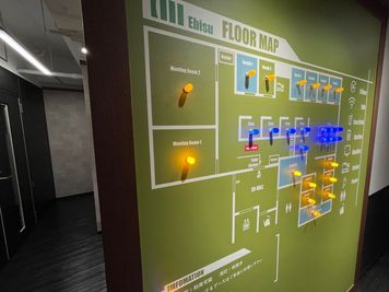 いいオフィス恵比寿 【恵比寿駅徒歩1分】1名個室（ブース8）【5階】の室内の写真