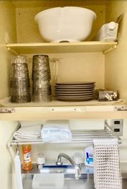 キッチンツール、カトラリーはキッチンに収納してあります - レンタルスペースemu アメ村・心斎橋アクセスよし✨レンタルスペースemuの設備の写真