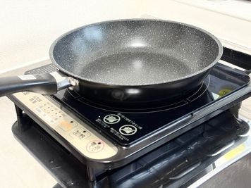 IHクッキングヒーターで調理ができる🍳 - 【広スペ】南林間 南林間の広いレンタルスペースの設備の写真