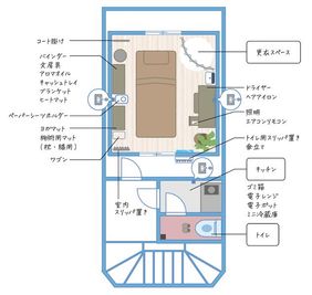 スペース図面 - レンタルサロン Step 赤坂 【赤坂5分】【乃木坂4分】レンタルサロン Step赤坂の室内の写真