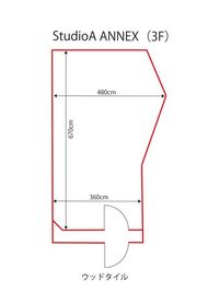 日本芸術専門学校 日本芸術専門学校 練習スタジオ(ANNEX Astudio)の室内の写真