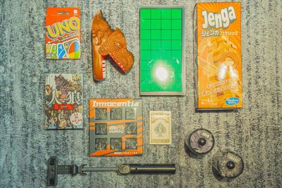 トランプ/UNO/人狼DX/ジェンガ/知恵の輪/オセロ/ワニワニパニック/自撮り棒 - レンタルスペース　シークレットシネマ 大人の秘密基地🎬120㌅大画面シアター｜高音高画質の設備の写真