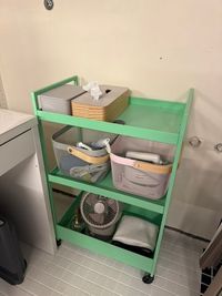 撮影準備に必要な備品をまとめた、使いやすい収納ワゴン。
ヘアメイクやセッティング時もスムーズにご利用いただけます。 - STUDIO BOKU. 🉐NEWOPEN✨️参宮橋徒歩5分　STUDIO BOKU.の設備の写真