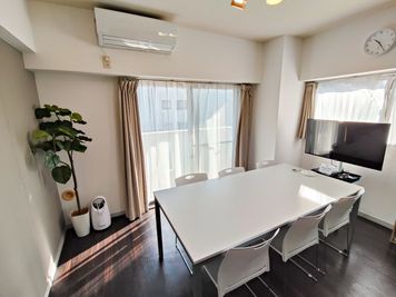 🎉リニューアル🎉【完全個室】web会議・商談・面接・打合せ・勉強会・ワークショップ・セミナー・セッション・作業スペース - 【完全個室】繁華街近く･広々対面キッチン付ワークスペース会議等