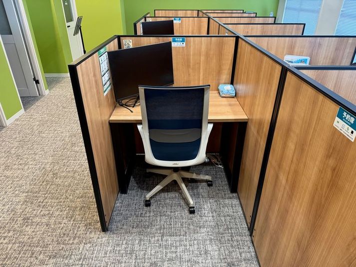 いいオフィス雪が谷大塚 by ゆたか ブース席 No.3の室内の写真