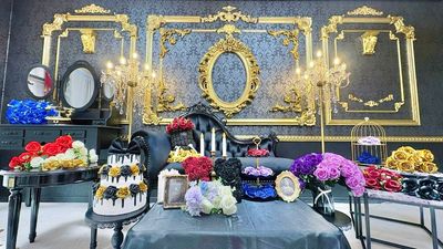 【1月オープン！】博多🔥特別価格💜黒×ゴシック×姫系撮影スタジオ／推し活／コスプレ／生誕祭／祭壇／モデル撮影／商用／控室 - 姫スタジオ（大名ゴシック店）