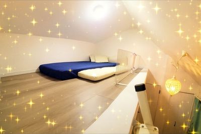 ロフトもご利用できます♪ - セカンドXi川崎パーティスペース ゆったりロフト付きパーティースペース_Cの室内の写真