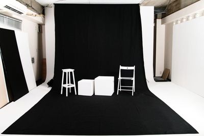 背景布3mx6m 黒 - Studio ZONA 市ヶ谷店 Studio ZONA 市ヶ谷店 白ホリ撮影スタジオの設備の写真
