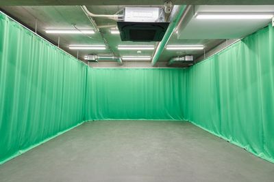 グリーンバック撮影で合成への対応も簡単です。 - 桜新町 スタジオENTER 多目的撮影スタジオの室内の写真