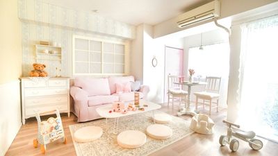 【渋谷徒歩3分🚶‍♂️】自然光✨ベビー用品完備👶ママ会,女子会,推し活,デート【韓国ハウススタジオ風🎀】（11名様〜） - milk party and studio 渋谷店