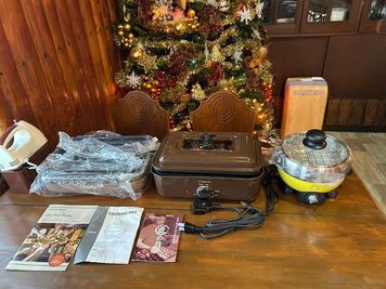 調理器具、ホットプレート、タコ焼きプレートなど - カラオケ＆レンタルスペース リーチェ 防音　カラオケ付きレンタルスペースの設備の写真