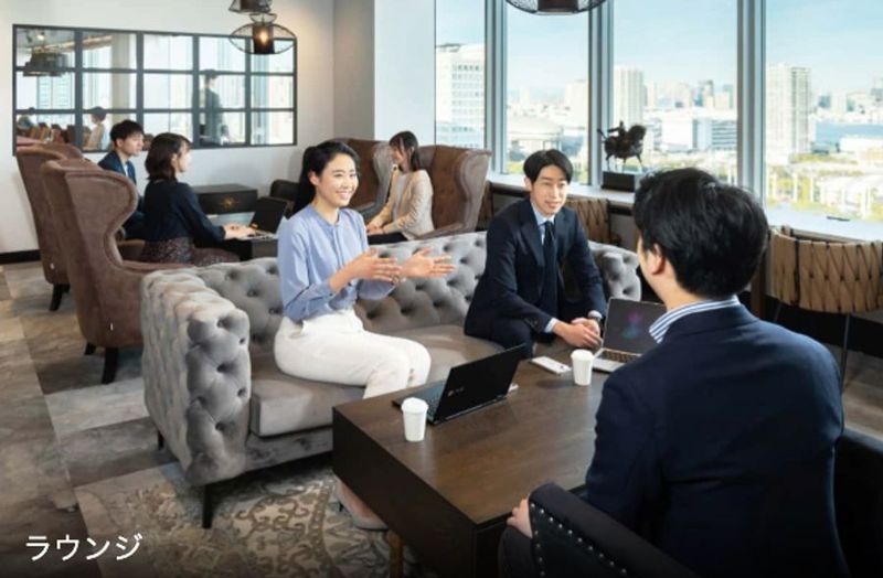 コワーキングスペース【会話可能エリア】 - THE HUB 東京ベイ有明ワシントン