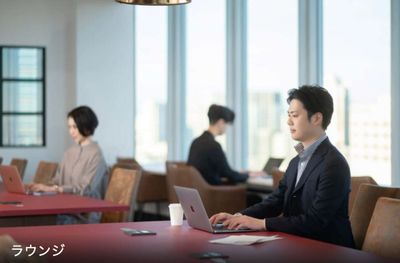 THE HUB 東京ベイ有明ワシントン コワーキングスペース【会話可能エリア】の室内の写真