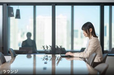 THE HUB 東京ベイ有明ワシントン コワーキングスペース【会話可能エリア】の室内の写真