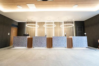 【1階受付】 - TIME SHARING 新橋駅前4F（銀座口） TIME SHARING 4Fの入口の写真