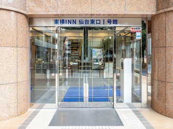 エントランス
 - 東横INN仙台東口1号館 シングルの入口の写真