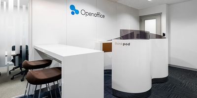 リージャス会議室 オープンオフィス溜池山王 Tameikeの入口の写真