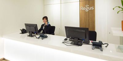 Regus 鹿児島天文館:KAGOSHIMA, Kagoshima Tenmonkan Sakurajimaの室内の写真