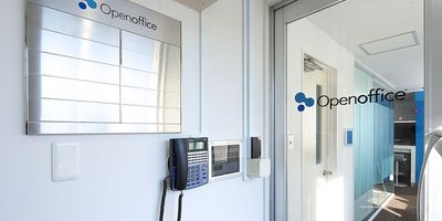 リージャス会議室 オープンオフィス熊本銀座通り ASOの入口の写真