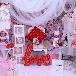 KOIHIMEセルフフォトスタジオ 天王寺セルフフォトスタジオ阿倍野♡完全個室姫系推し活サロンの室内の写真