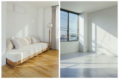 南向き窓で柔らかい自然光・白壁・モルタル床・奥行き8m ・高クオリティ・清潔【駅近！大田区馬込駅2分】 - atelier obscura 01 馬込