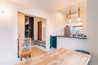 バトン·中島  キッチン付きレンタルスぺスの室内の写真