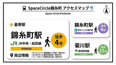 完全貸切のレンタルスペース SpaceCircle錦糸町】を予約 (¥1,760