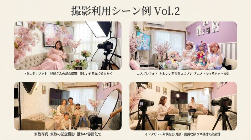 完全貸切の撮影スタジオ/桜🌸 - 完全貸切のレンタルスペース SpaceCircle錦糸町